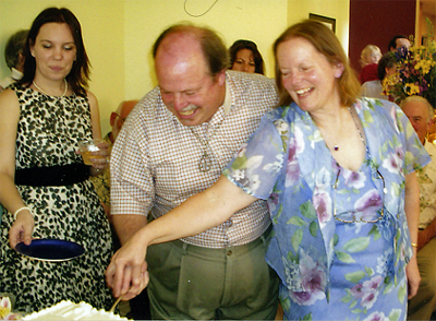 Lauren, Tim, and Sharon at their 35th
